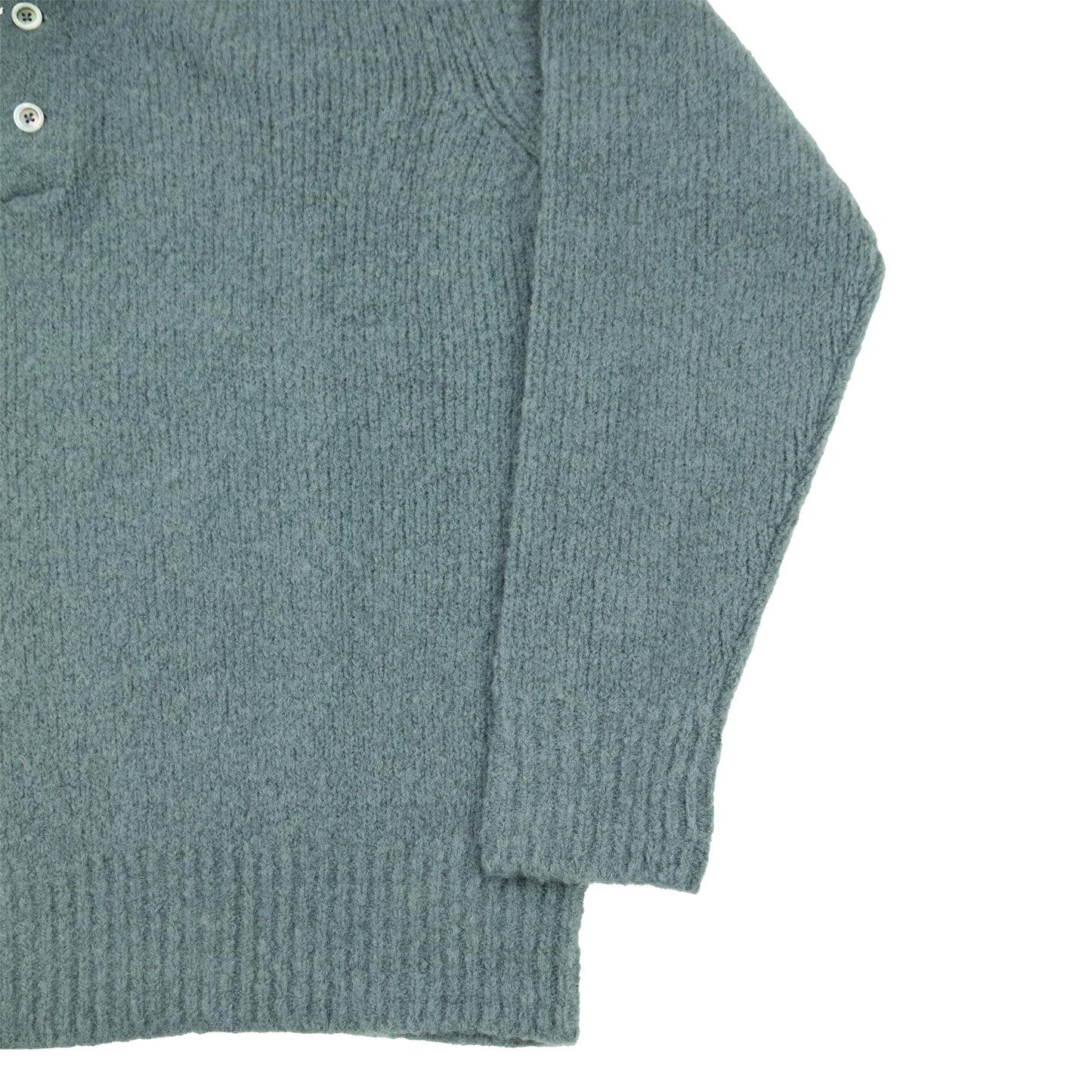 Norse Projects Rasmus Relaxed Brushed Polo - Mouse Grey AW24