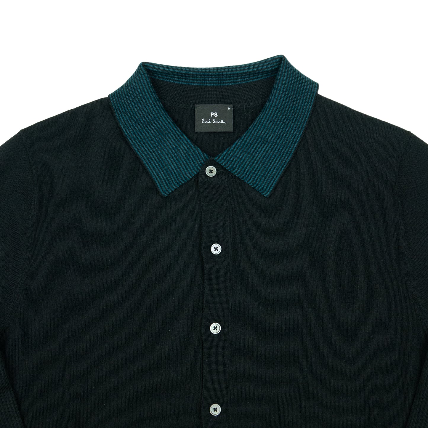 Paul Smith Button Thru Cardigan - Black AW24