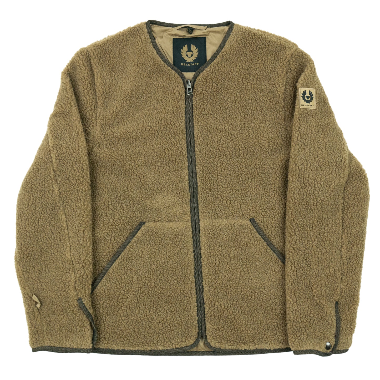 Belstaff Centenary Fleece Jacket - British Khaki AW24