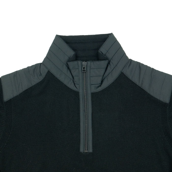 Belstaff Kilmington Quarter Zip Knit - Black AW24