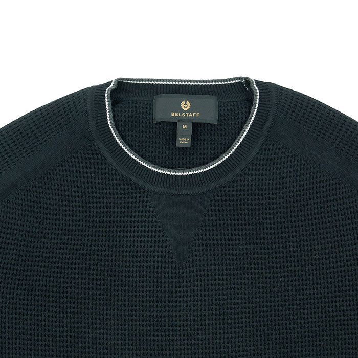 Belstaff Cole Crew Jumper - Black AW24