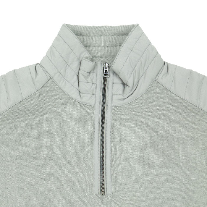 Belstaff Kilmington Quarter Zip Knit - Chrome Grey AW24