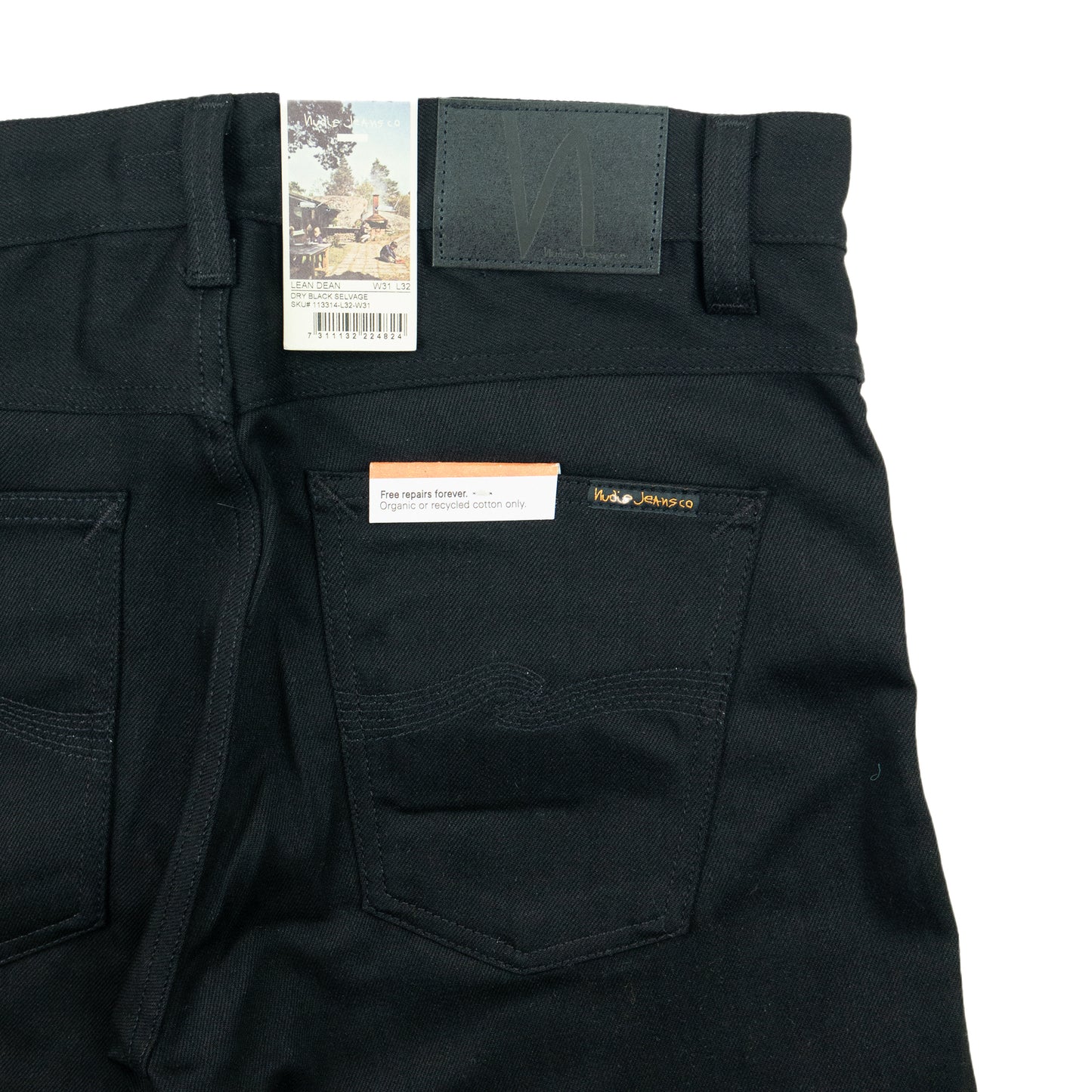 Nudie Jeans Co. Lean Dean Dry Black Selvage - AW24