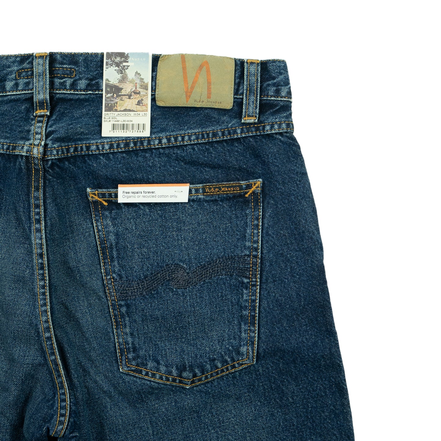 Nudie Jeans Co. Gritty Jackson Blue Soil - AW24