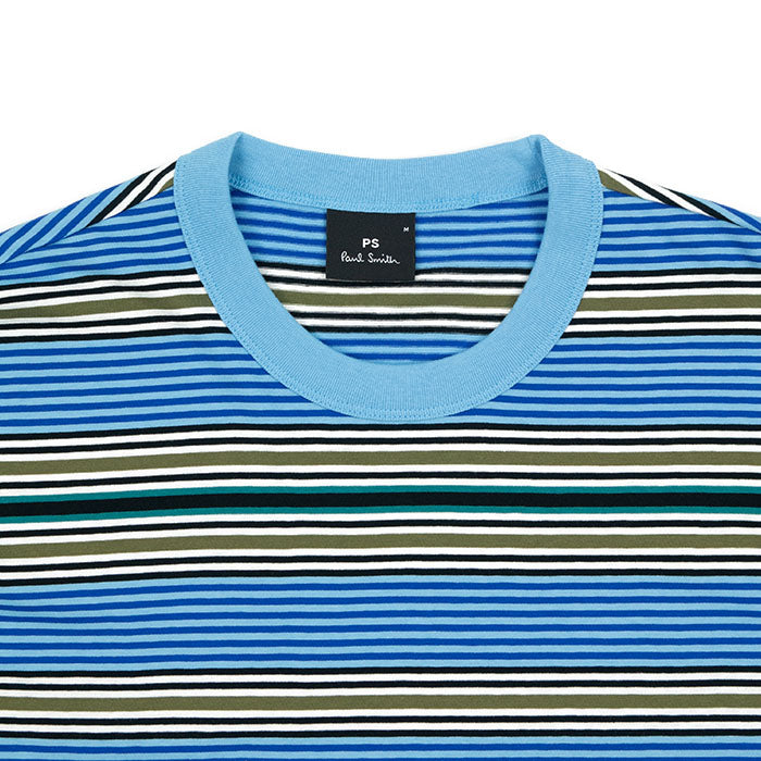 Paul Smith Stripe Tee - Light Blue PA24