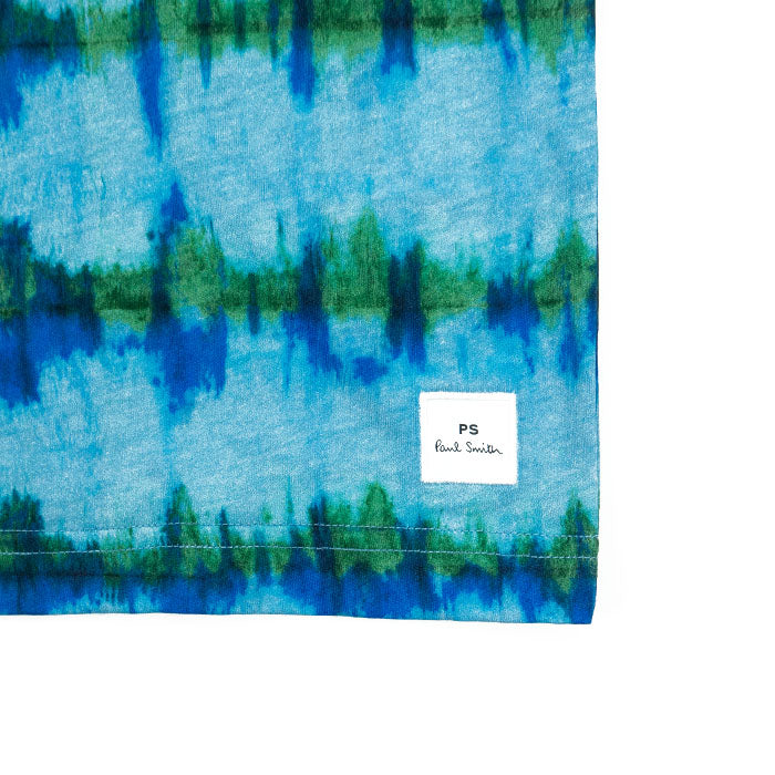 Paul Smith Shibori Stripe Tee - Blue PA24