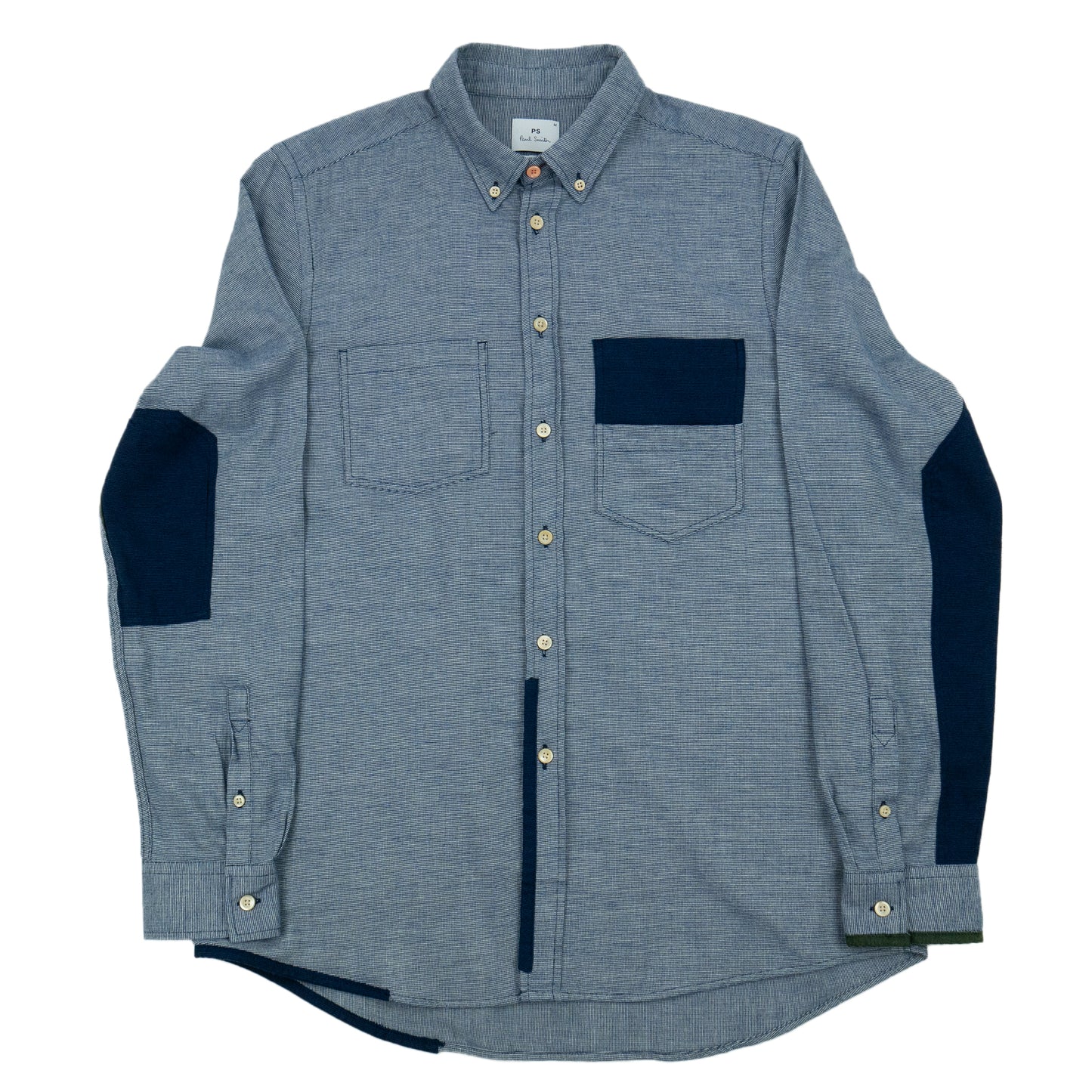 Paul Smith Regular Patch Shirt - Blue AW24