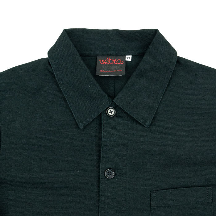 Vetra-1G50/4-Twill Workjacket-Black-Made in France-Bleu de Travial-Room26Clothing