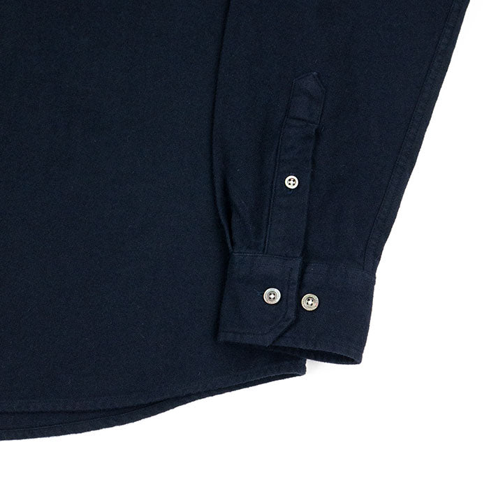 Norse Projects Anton Organic Flannel Shirt - Dark Navy