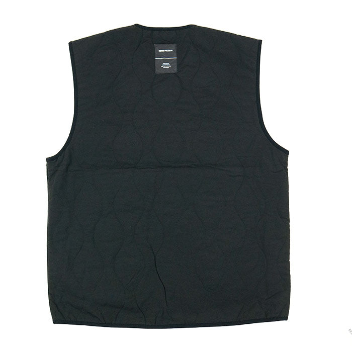 Norse Projects Peter Waxed Nylon Insulated Vest - Black S24