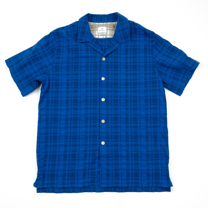 Paul Smith Casual S/S Shirt - Blue S24