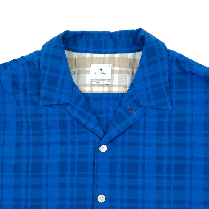 Paul Smith Casual S/S Shirt - Blue S24