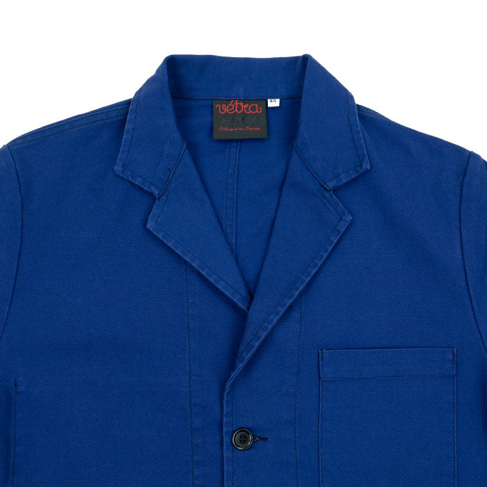 Vetra-1G45/24-Twill Blazer-Hydrone-Made in France-Bleu de Travial-Room26Clothing